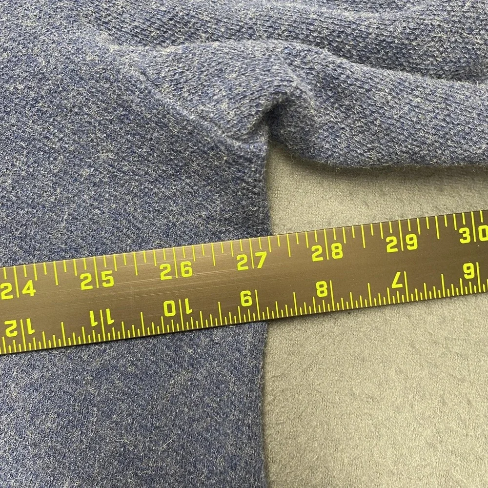 Polo Golf Ralph Lauren Sweater Mens‎ 2XL Blue Quarter Zip Mock Neck Alpaca Blend